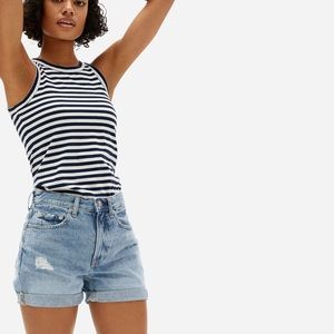 Everlane denim shorts